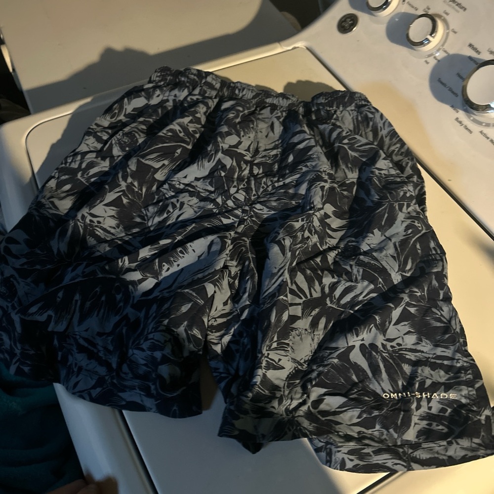 Columbia Black and Gray Hybrid Shorts